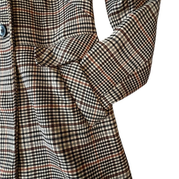H&M Plaid peacoat size 10 NWOT - Picture 5 of 9